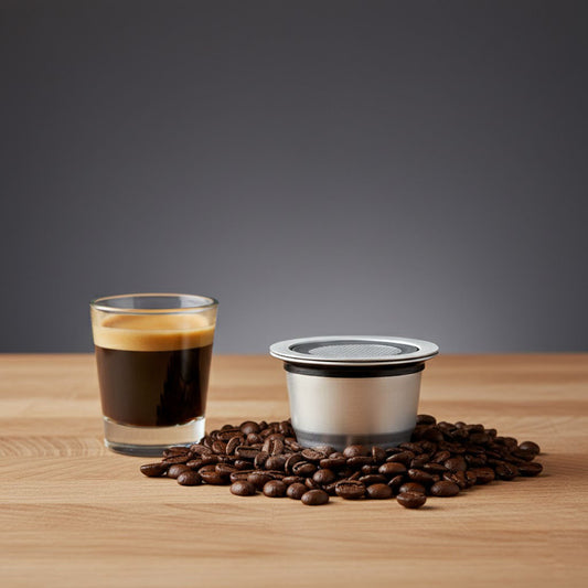 Daugkartinė plieno kapsulė, tinka „Nespresso“